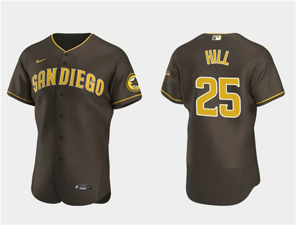 Tim Hill San Diego Padres brown jersey