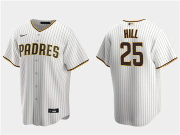 Tim Hill San Diego Padres white jersey