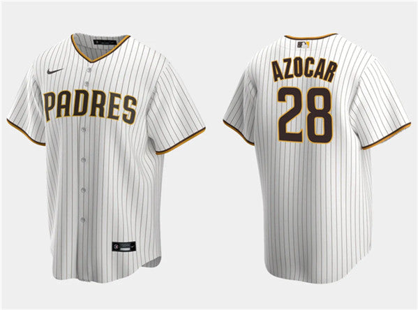 Jose Azocar San Diego Padres white jersey
