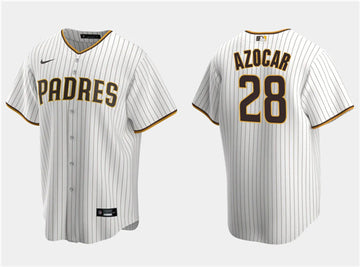 Jose Azocar San Diego Padres white jersey