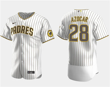 Jose Azocar San Diego Padres white jersey
