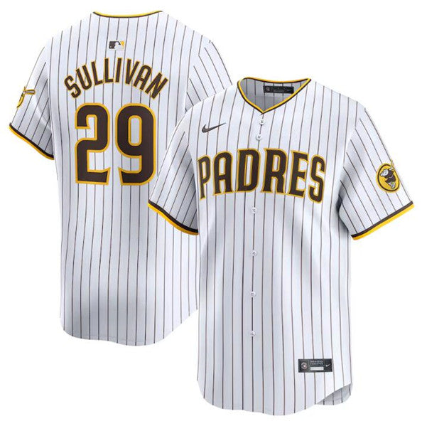 Brett Sullivan San Diego Padres white Home jersey