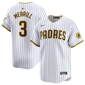 Jackson Merrill San Diego Padres white Home jersey