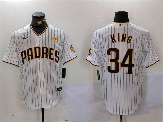 Michael King San Diego Padres white jersey