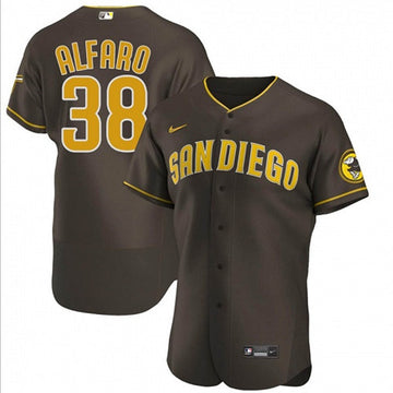 Jorge Alfaro San Diego Padres brown jersey