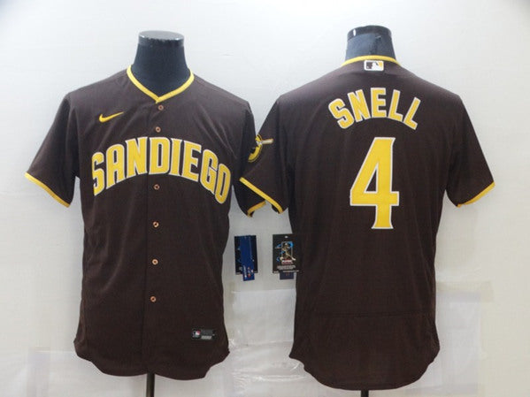 Blake Snell San Diego Padres brown jersey