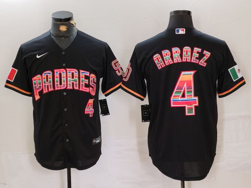 Luis Arraez San Diego Padres black jersey
