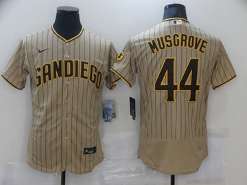 Joe Musgrove San Diego Padres tan jersey