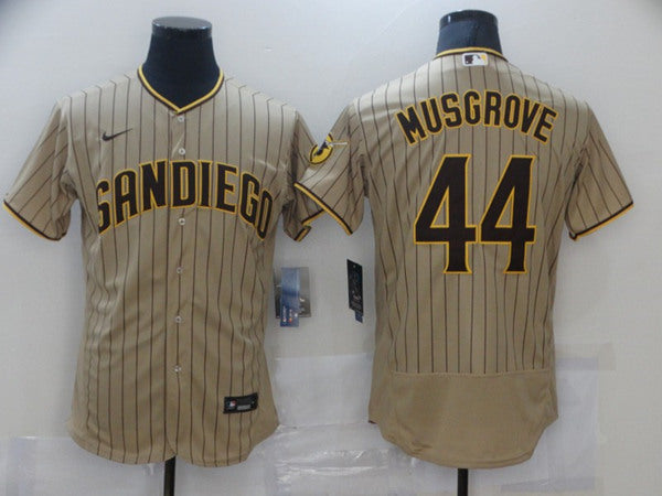 Joe Musgrove San Diego Padres tan jersey