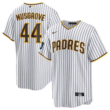 Joe Musgrove San Diego Padres white Home jersey