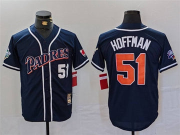 Trevor Hoffman San Diego Padres navy jersey