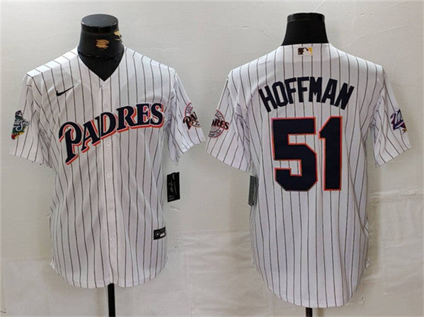 Trevor Hoffman San Diego Padres white jersey