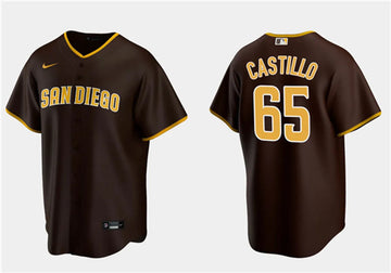 Jose Castillo San Diego Padres brown jersey