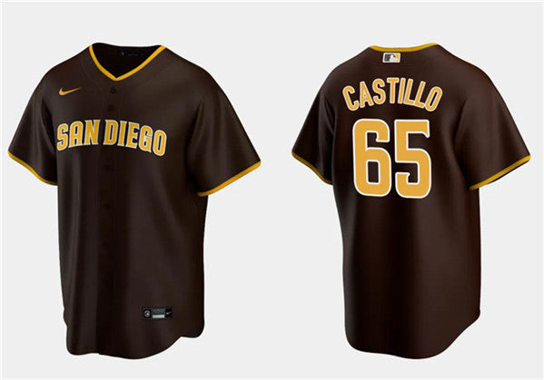 Jose Castillo San Diego Padres brown jersey