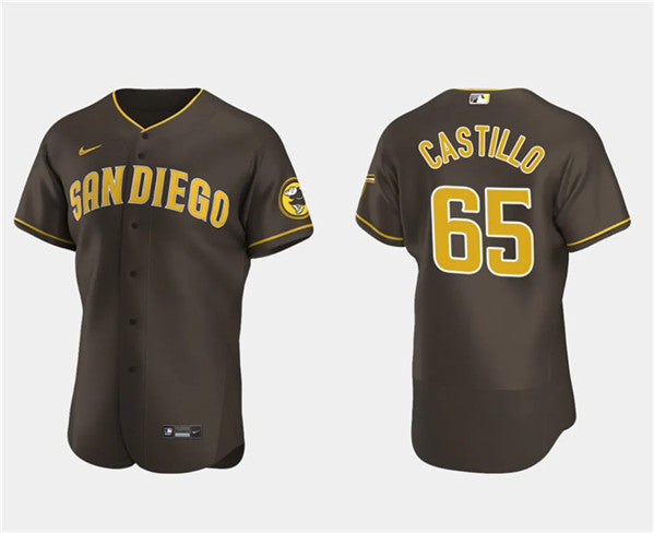 Jose Castillo San Diego Padres brown jersey