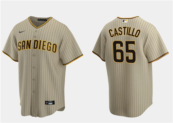 Jose Castillo San Diego Padres tan jersey