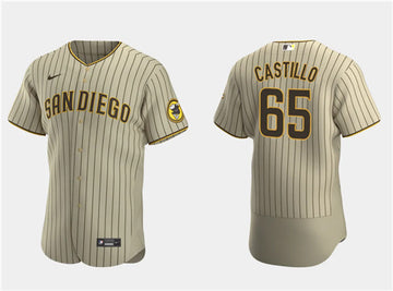 Jose Castillo San Diego Padres tan jersey