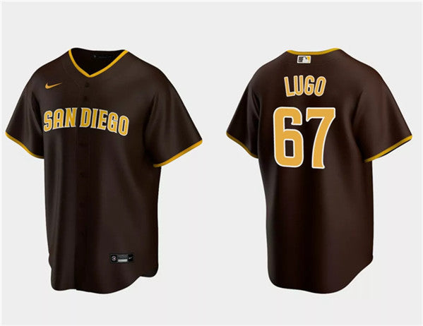 Seth Lugo San Diego Padres brown jersey