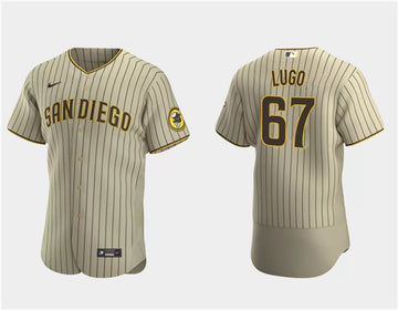 Seth Lugo San Diego Padres tan jersey