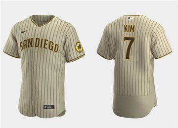 Ha-Seong Kim San Diego Padres tan jersey