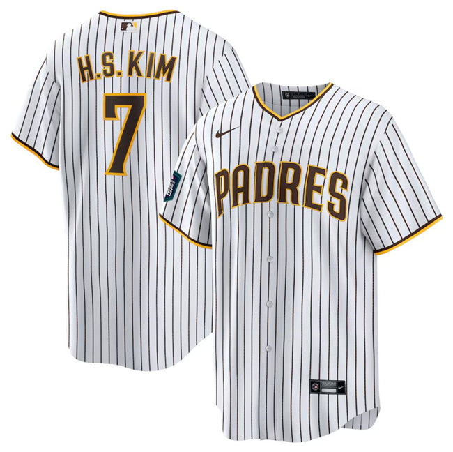 Ha Seong Kim San Diego Padres white Home jersey