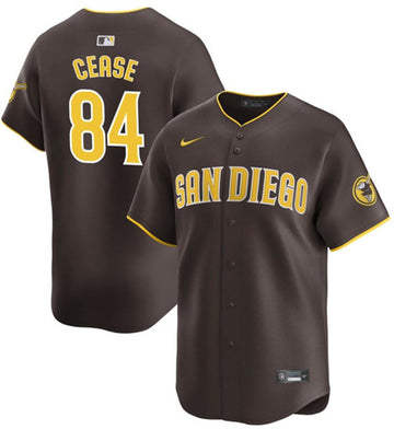 Dylan Cease San Diego Padres brown Away jersey