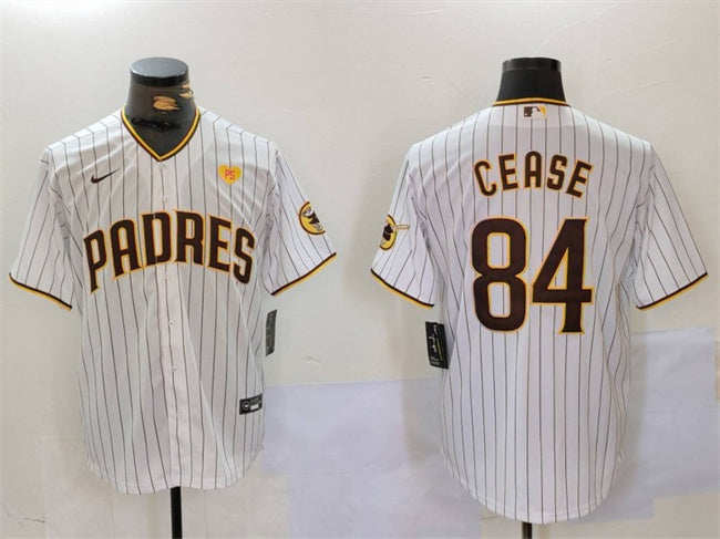 Dylan Cease San Diego Padres white jersey
