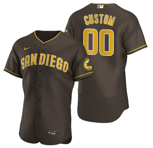 Custom San Diego Padres brown jersey