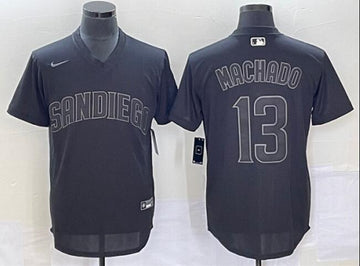 Custom San Diego Padres black jersey