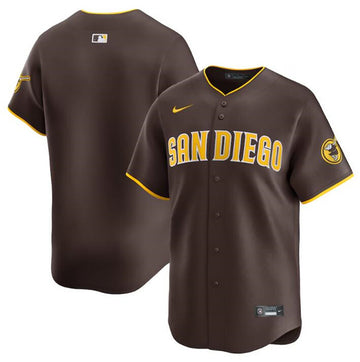 Custom San Diego Padres brown Away jersey