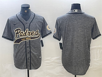 Custom San Diego Padres gray jersey