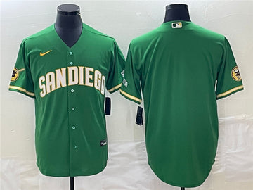 Custom San Diego Padres green jersey
