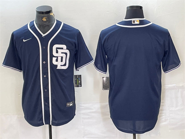 Custom San Diego Padres navy jersey
