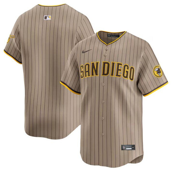 Custom San Diego Padres tan Alternate jersey