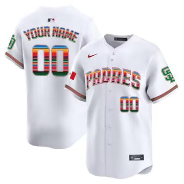 Custom San Diego Padres white jersey