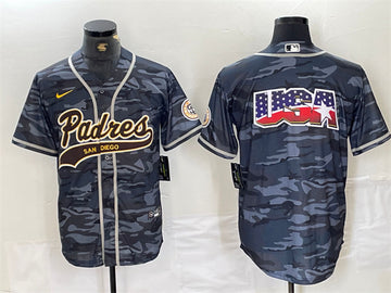 San Diego Padres gray Camo jersey