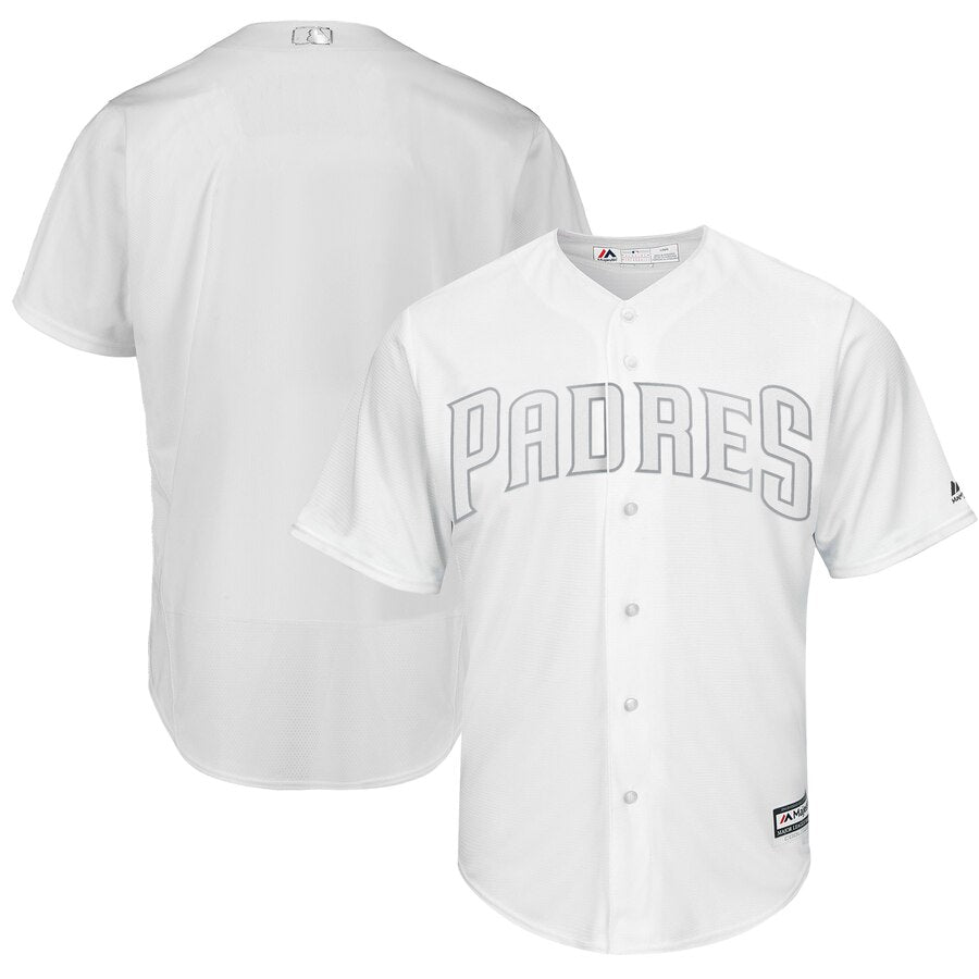 Majestic San Diego Padres white jersey