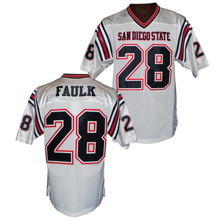 Marshall Faulk San Diego State Aztecs white Throwback jersey