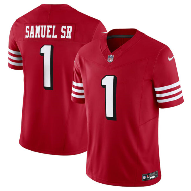 Deebo Samuel New San Francisco 49ers red FUSE jersey