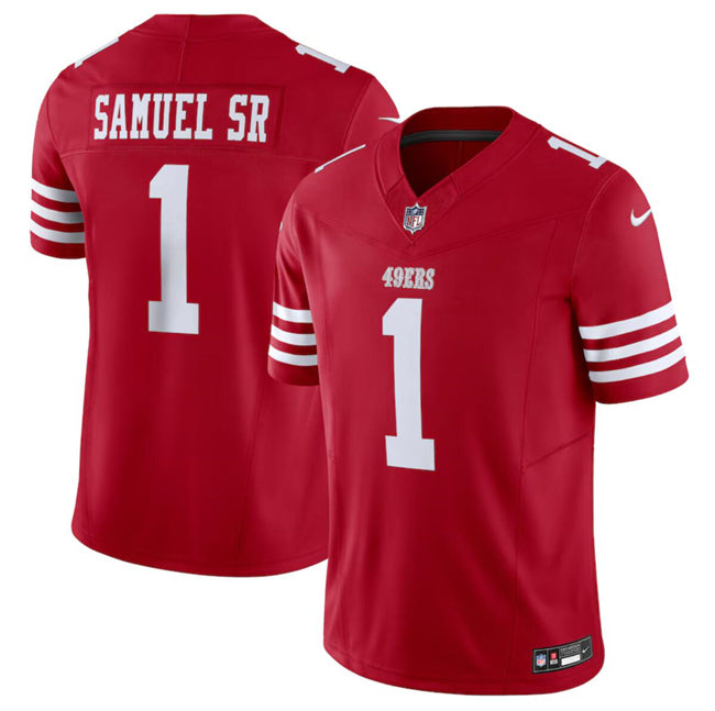 Deebo Samuel San Francisco 49ers red FUSE jersey