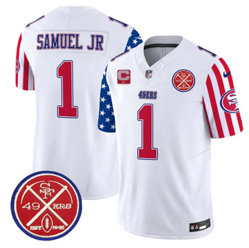 Deebo Samuel San Francisco 49ers white FUSE jersey