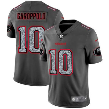 Jimmy Garoppolo San Francisco 49ers gray Fashion Static jersey
