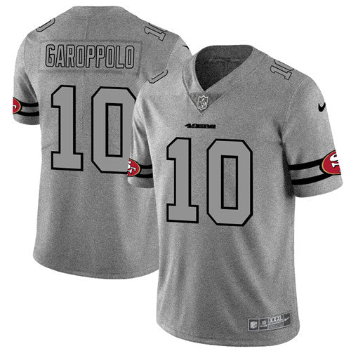 Jimmy Garoppolo San Francisco 49ers gray jersey