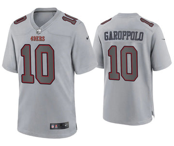 Jimmy Garoppolo San Francisco 49ers gray Game jersey