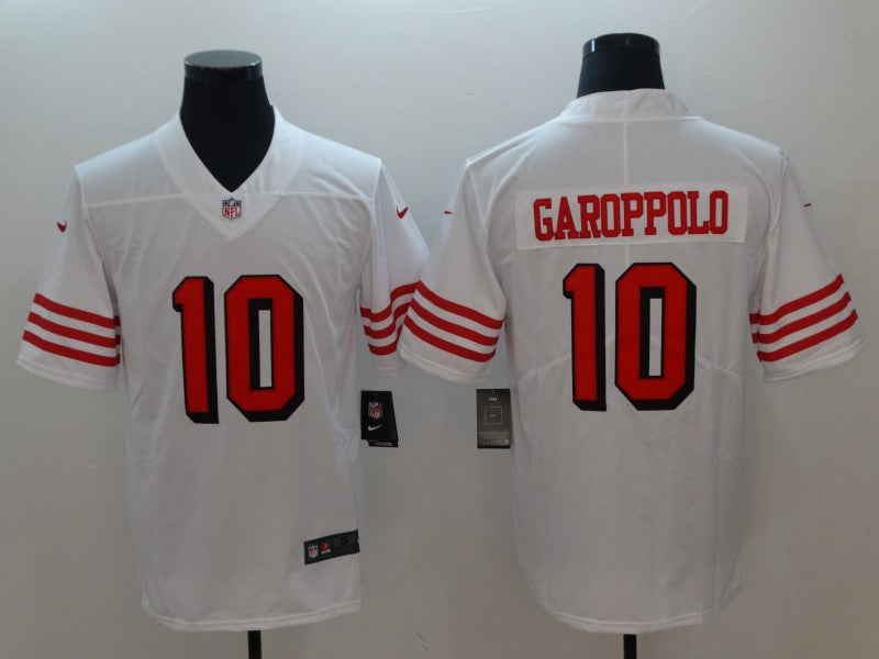 Jimmy Garoppolo San Francisco 49ers white Color Rush jersey