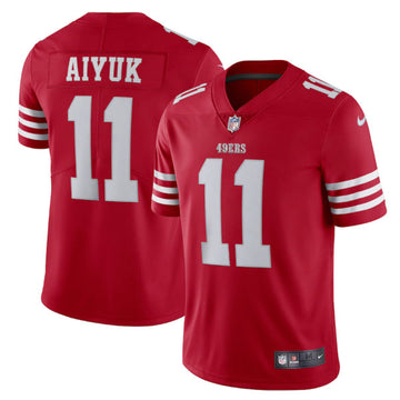 Brandon Aiyuk San Francisco 49ers scarlet jersey