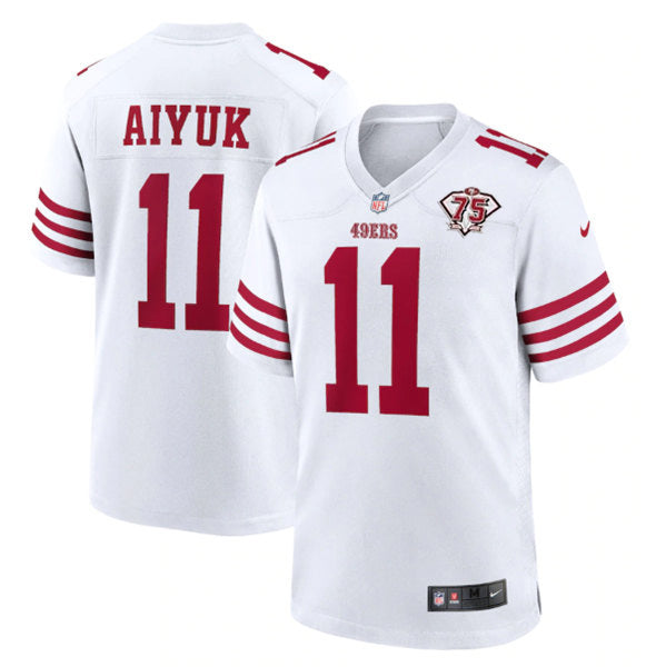 Brandon Aiyuk San Francisco 49ers white Game jersey