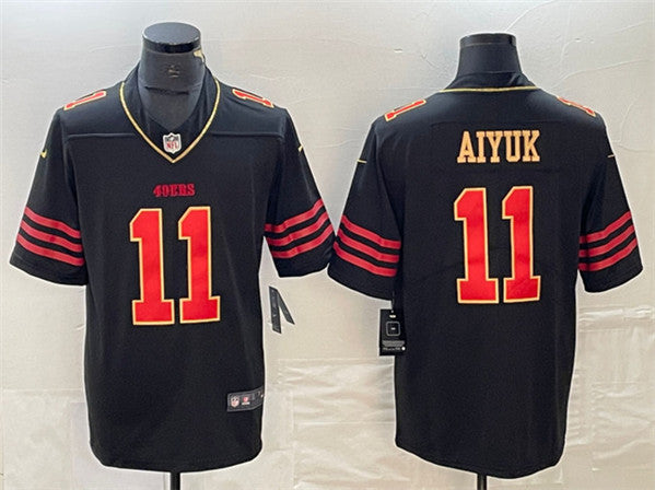 Brandon Aiyuk San Francisco 49ers black jersey