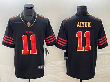 Brandon Aiyuk San Francisco 49ers black jersey