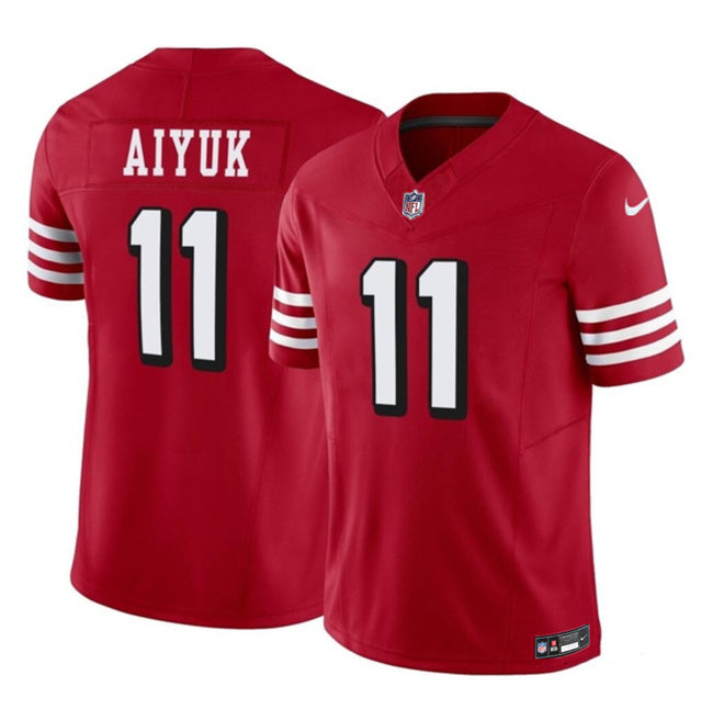 Brandon Aiyuk San Francisco 49ers red FUSE jersey